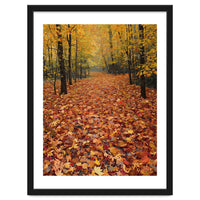 Ethereal Autumn Forest Path