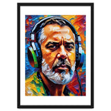 Man In Headphones Art thumbnail