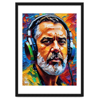 Man In Headphones Art