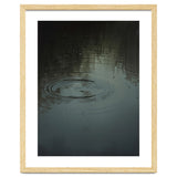 Moody Rain Puddle Ripples Oil Painting thumbnail