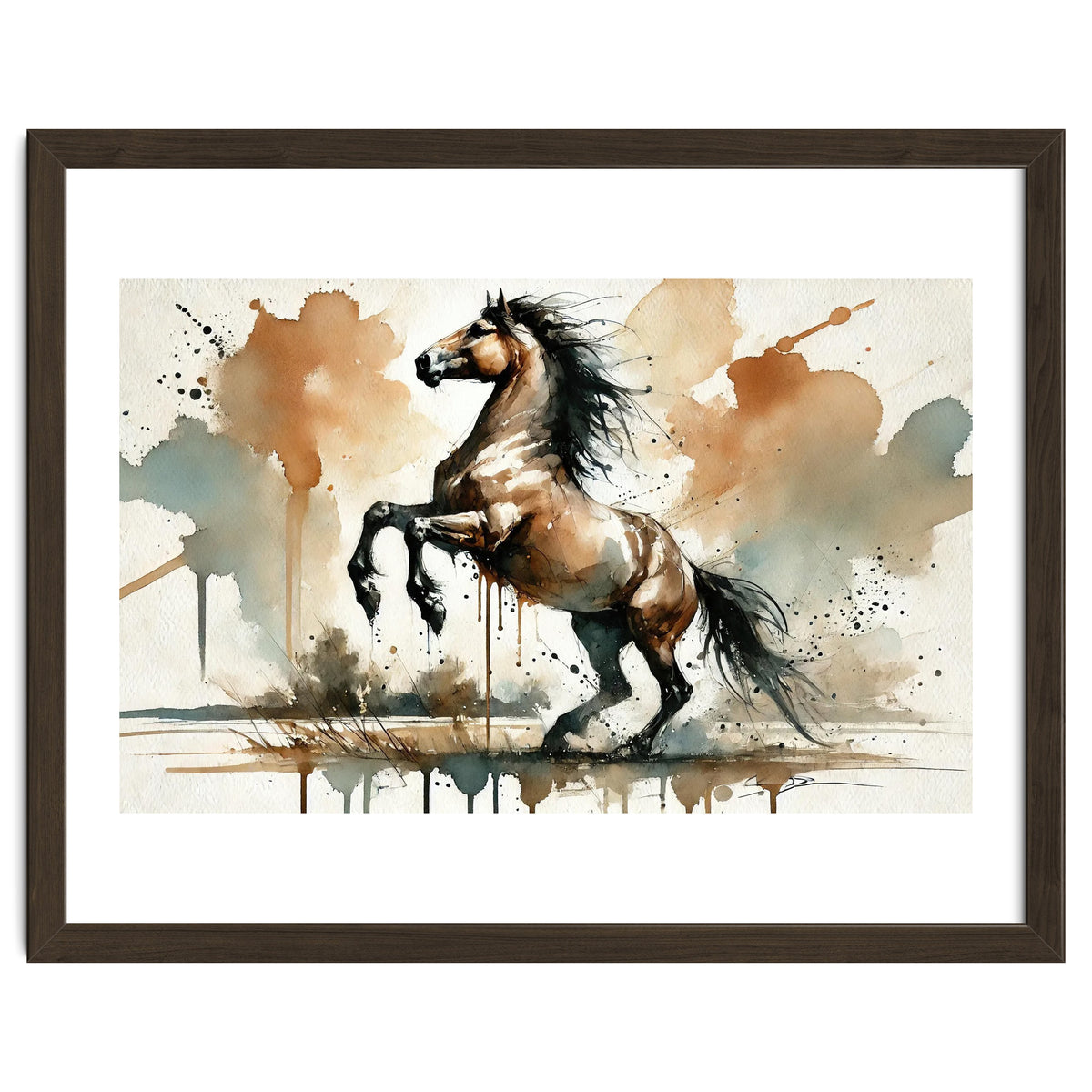 Fiery Horse Elegance