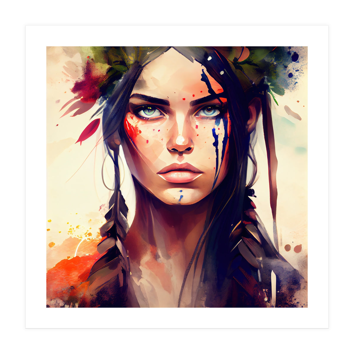 Watercolor Druid #3 (Print Only)