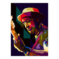 Marcus Miller Bass Jazz Musician Pop Art WPAP (Print Only)