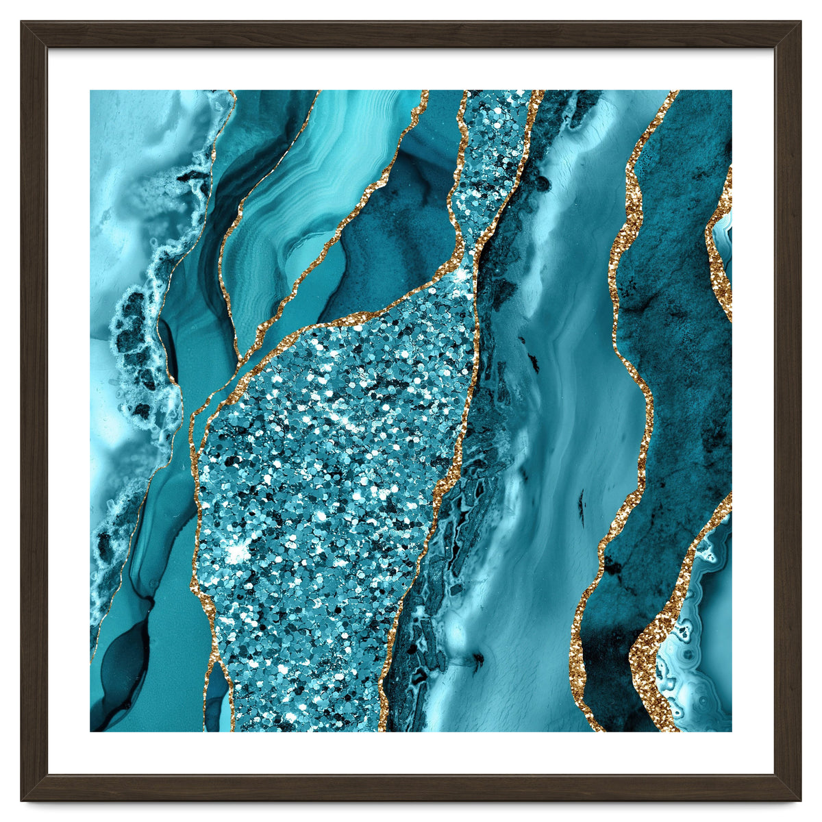 Agate Glitter Ocean Texture 11