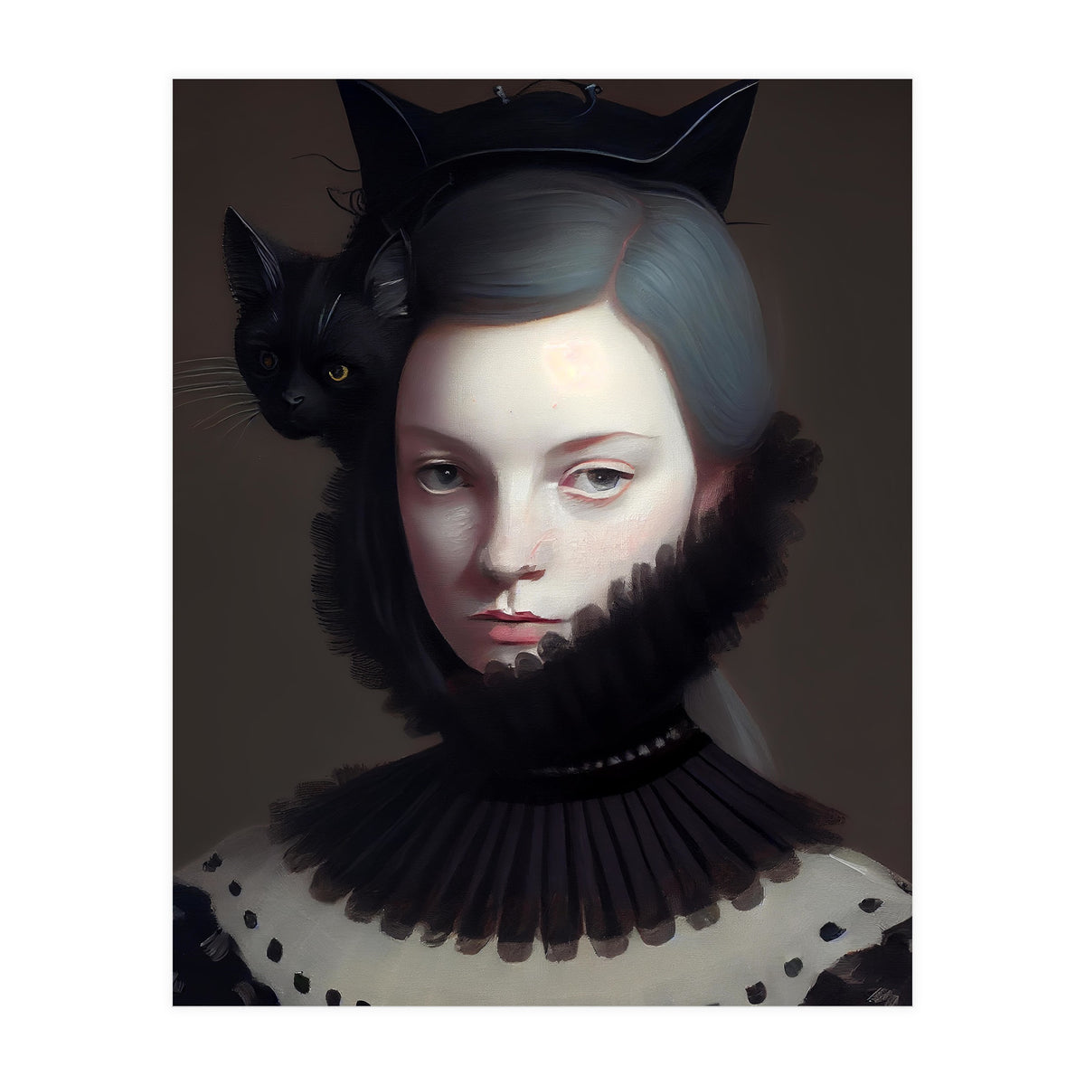 Miss Black Kitty (Print Only)