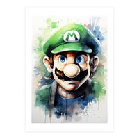 Luigi Super mario (Print Only)