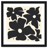 Abstract Monochrome Flowers 3