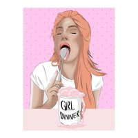 Girl Dinner (Print Only)