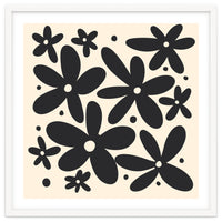 Abstract Monochrome Flowers 4