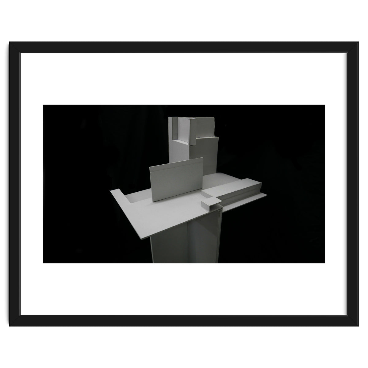 Architectural Model Grey Cardboard