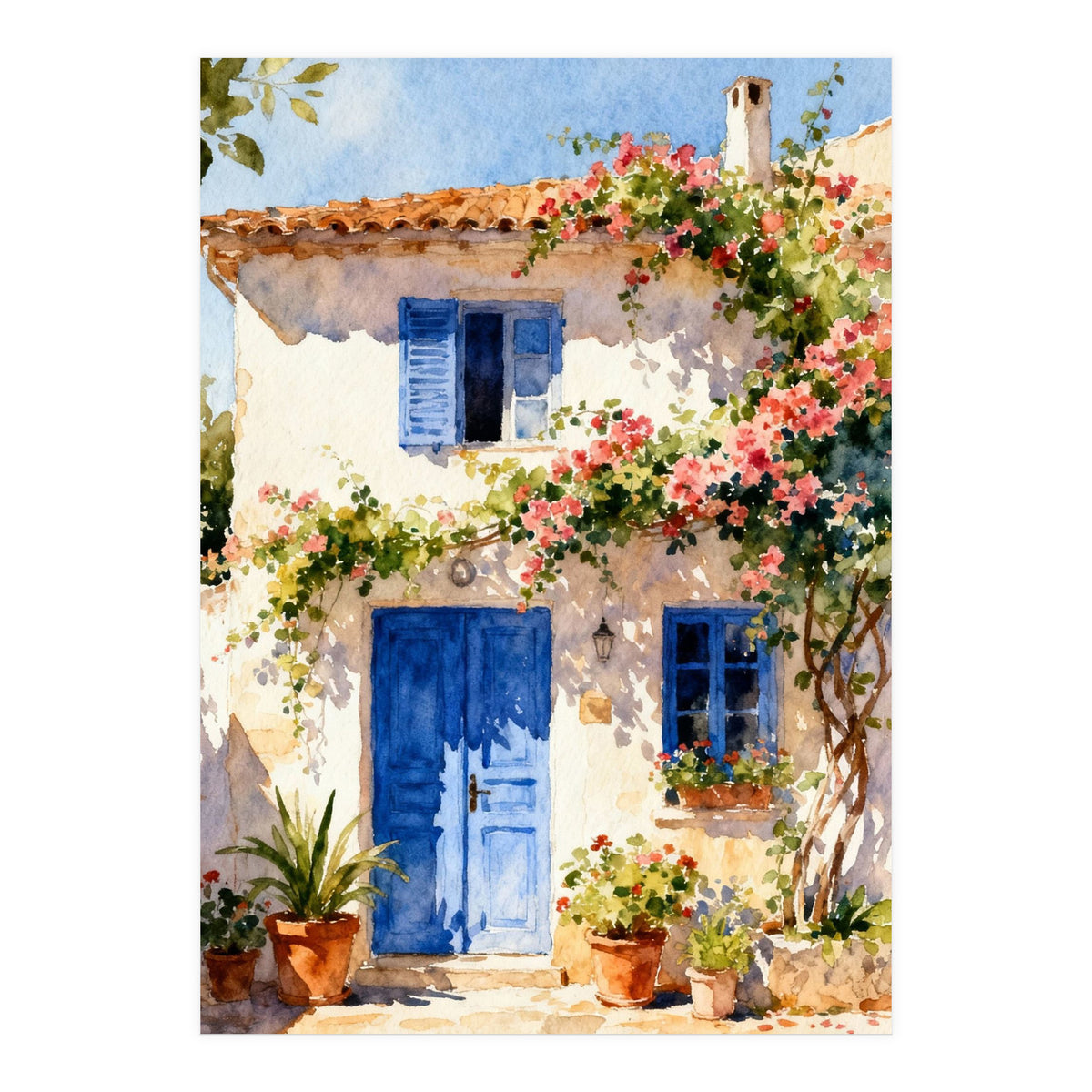 Matisse Inspired Front House (Print Only)
