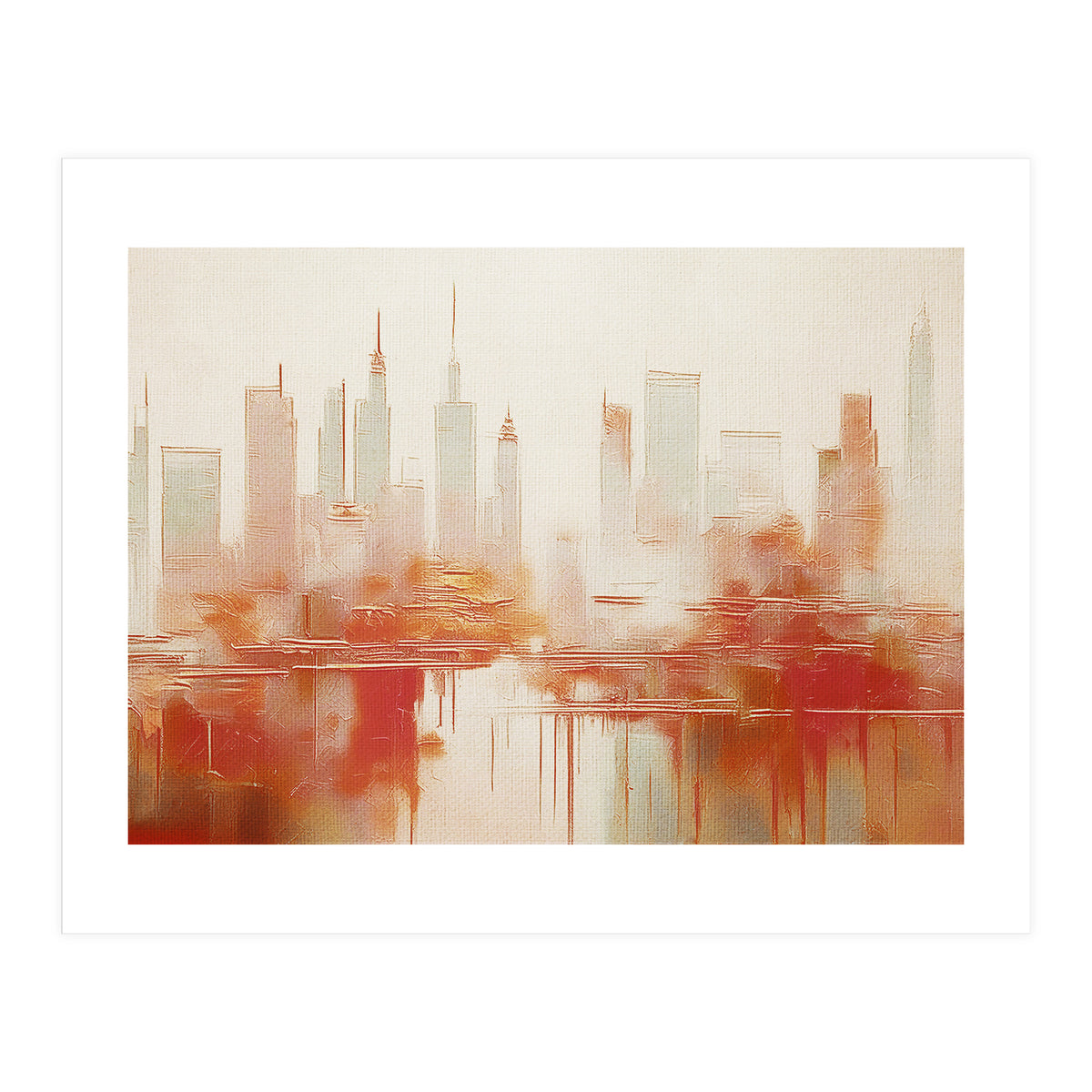 Buildings At Dusk 04 (Print Only)