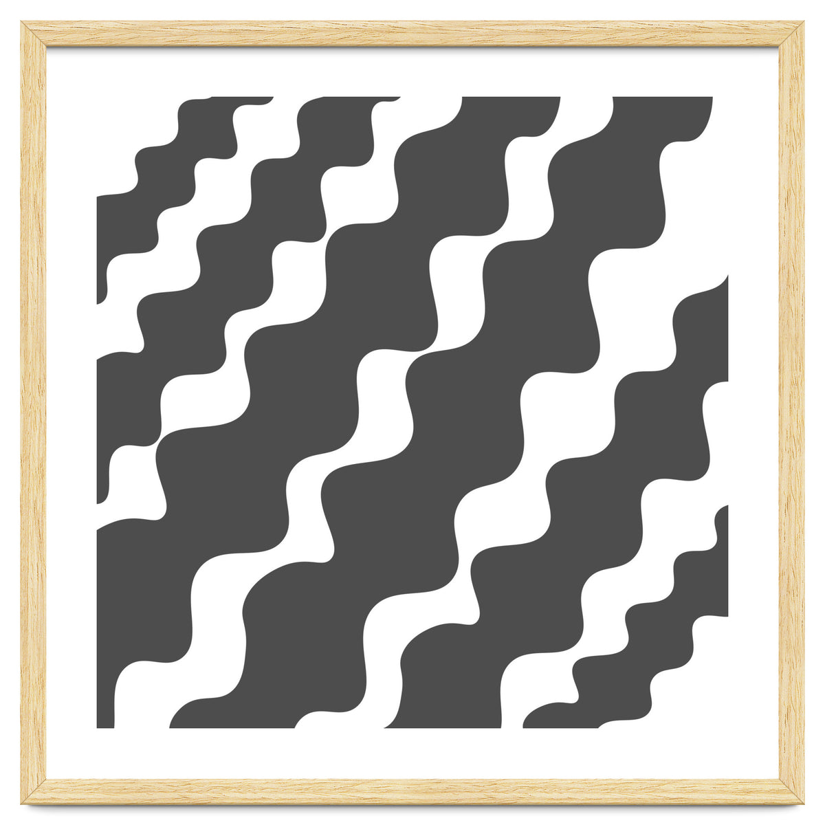 Grey Wavy Pattern