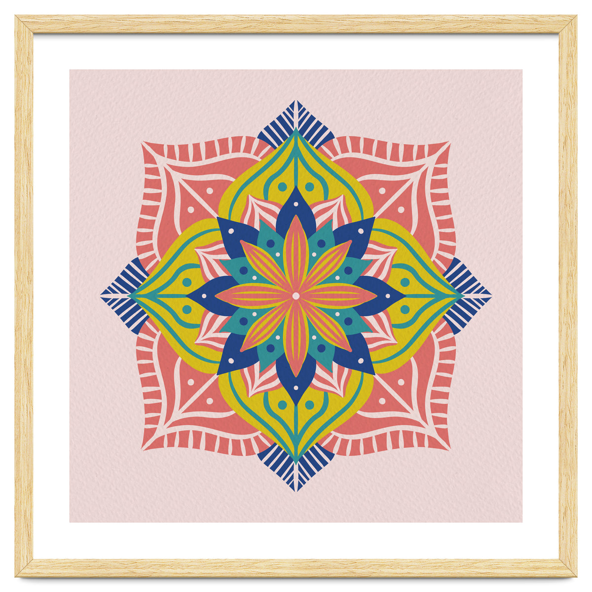 Colorful abstract mandala