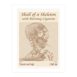 Skull of a Skeleton with Burning Cigarette - Vincent van Gogh (1885–86) (Print Only) thumbnail
