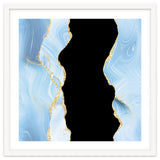 Blue & Gold Glitter Agate Texture 02 thumbnail