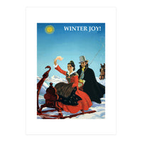Winter Joy in Switzerland (Print Only)