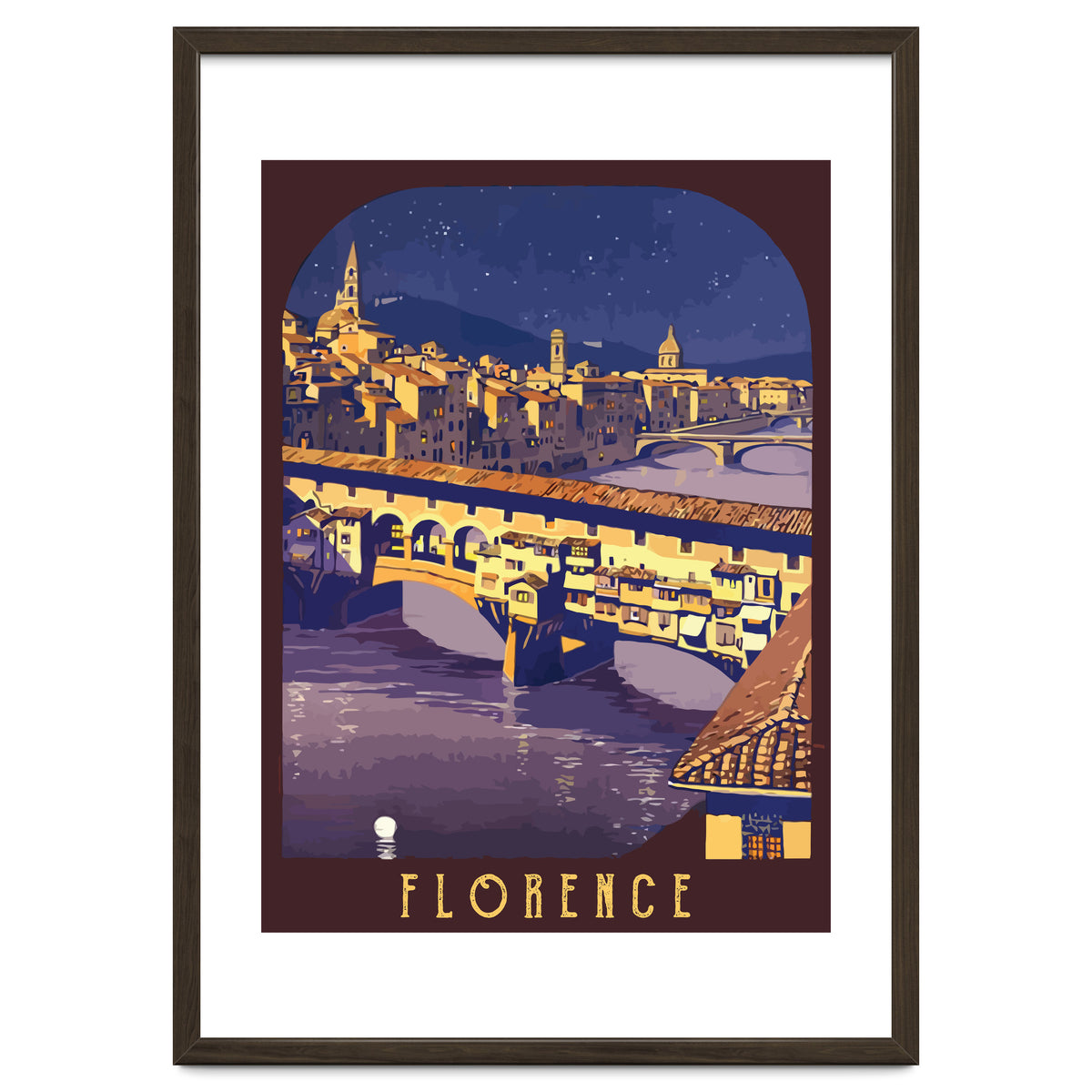 Florence At Night, The Bridge