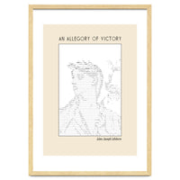 An Allegory Of Victory – Jules Joseph Lefebvre Ascii Art