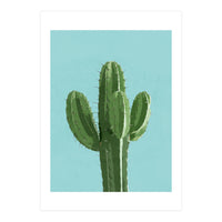 Blue Cactus 1 (Print Only)