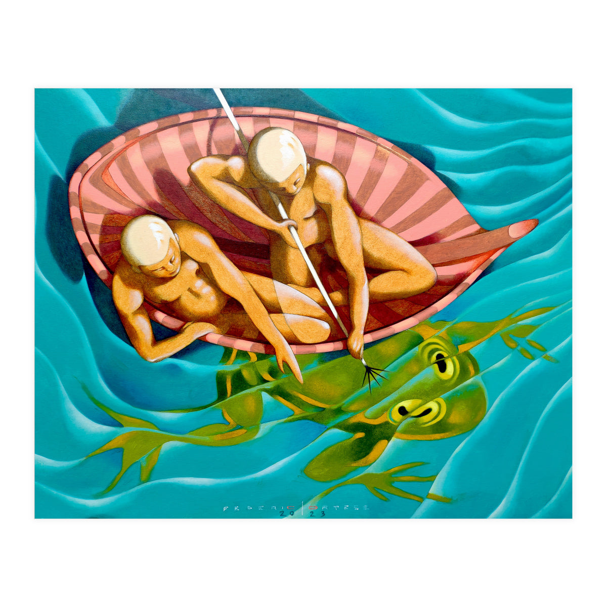 The capture of the giant frog (Print Only)