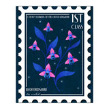 Bedfordshire Bee Orchid Postage Stamp (Print Only) thumbnail
