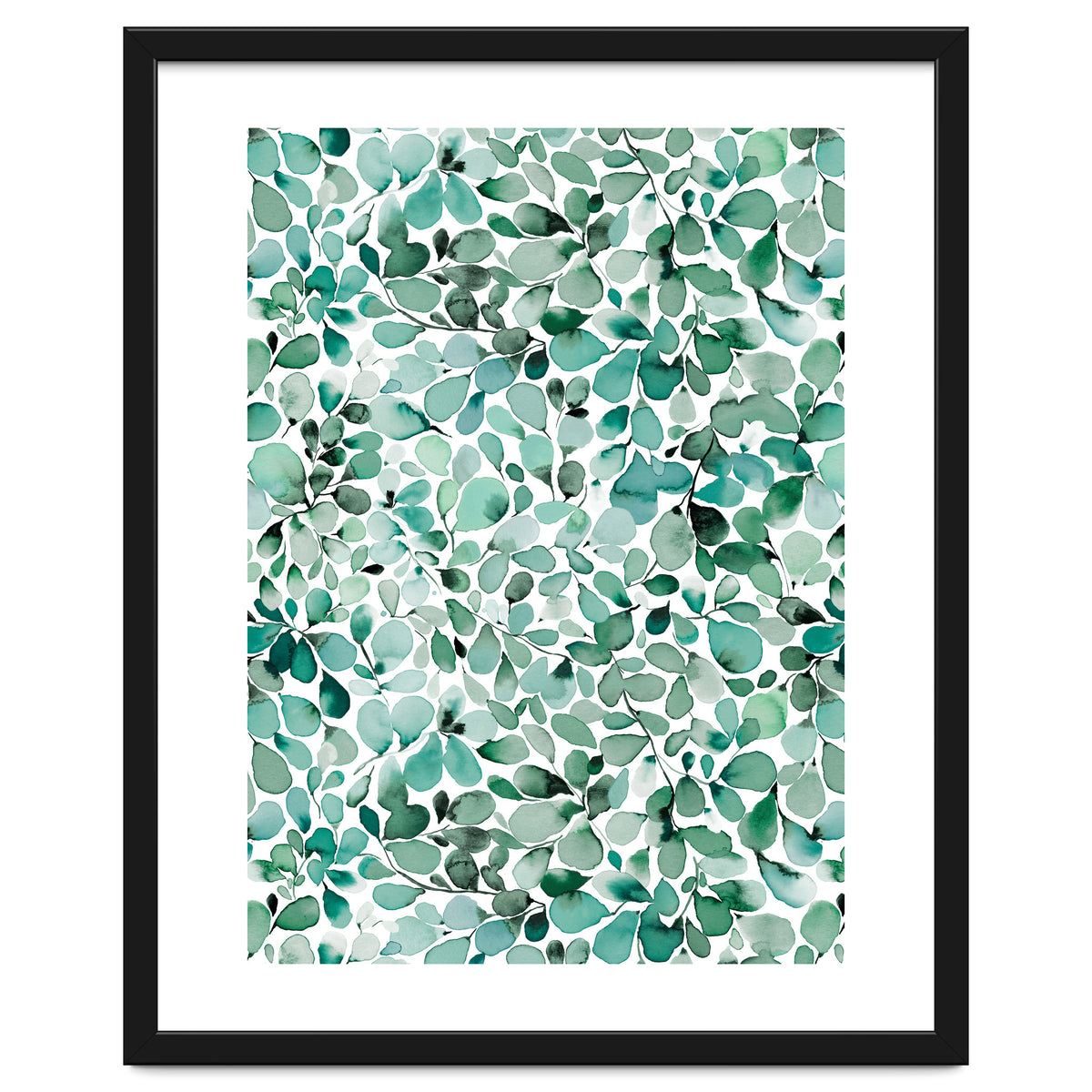 Leaffy Eucalyptus Botanical Leaves Green