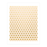 Blush + Gold Triangles #society6 #decor #buyart (Print Only) thumbnail