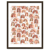 Cute Watercolor Rainbows Terracota thumbnail