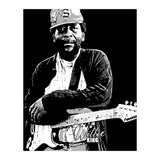 Willie King American Blues Musician in Grayscale (Print Only) thumbnail