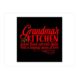 Grandmas Kitchen Good Food Served Daily With A Heaping Spoon Of Love (Print Only) thumbnail