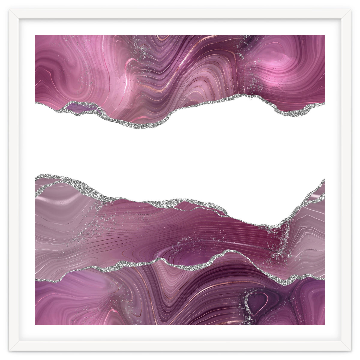 Mauve & Silver Agate Texture 08