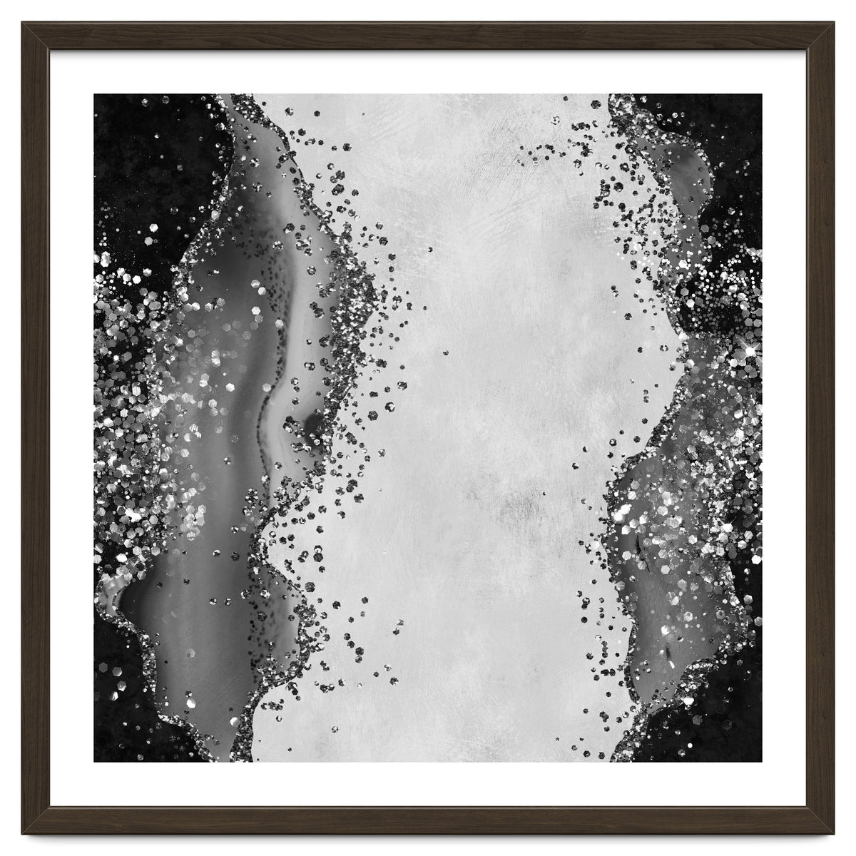 Black Glitter Agate Texture 01