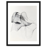 Abstract Black And White Flowing Lines Art thumbnail
