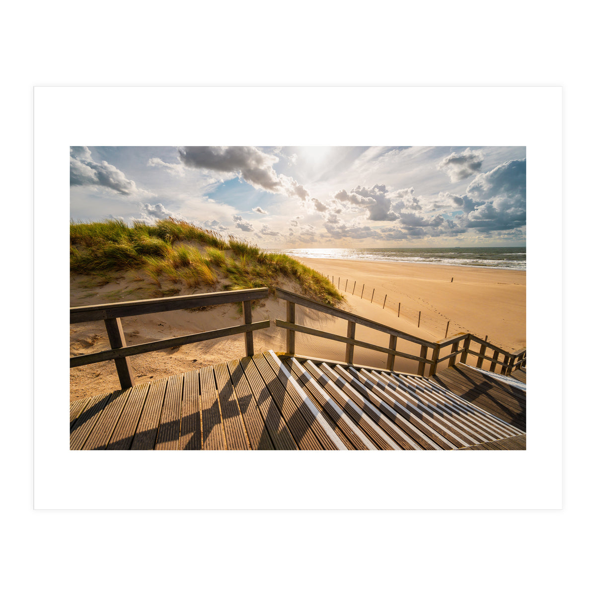 A day at the Dutch beach (Print Only)