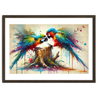 Tropical Macaw Pair