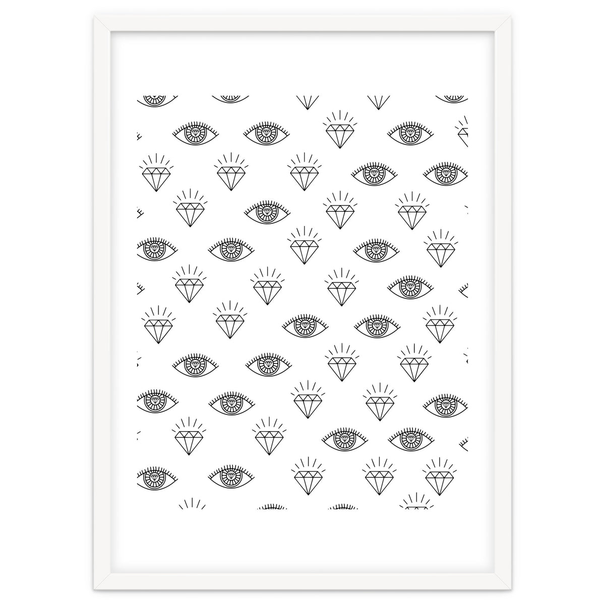 Diamond Eyes #society6 #decor #buyart
