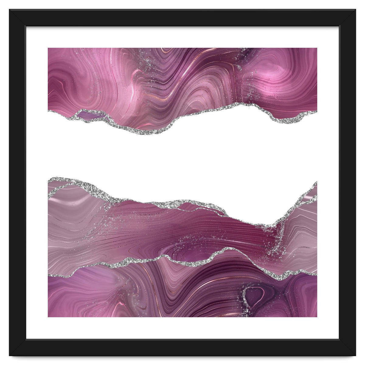 Mauve & Silver Agate Texture 08