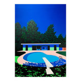 Hiroshi Nagai - Swimming Pool, City Pop At Night (Print Only) thumbnail