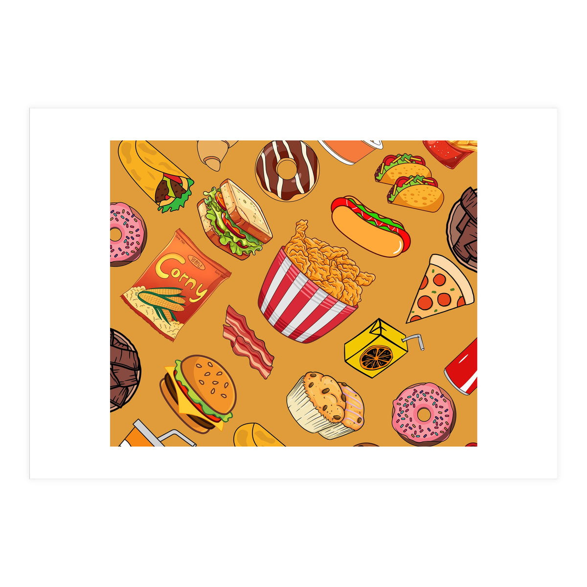 Fast Food 🍔 (Print Only)