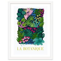 La Botanique, Botanical Garden, Colorful Jungle Print, Boho FLower Market