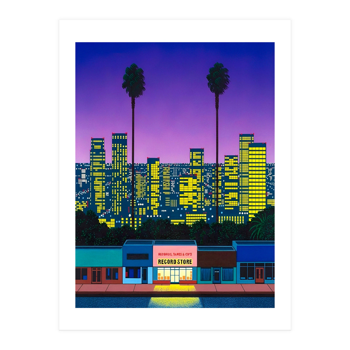 Hiroshi Nagai - City Pop At Night (Print Only)