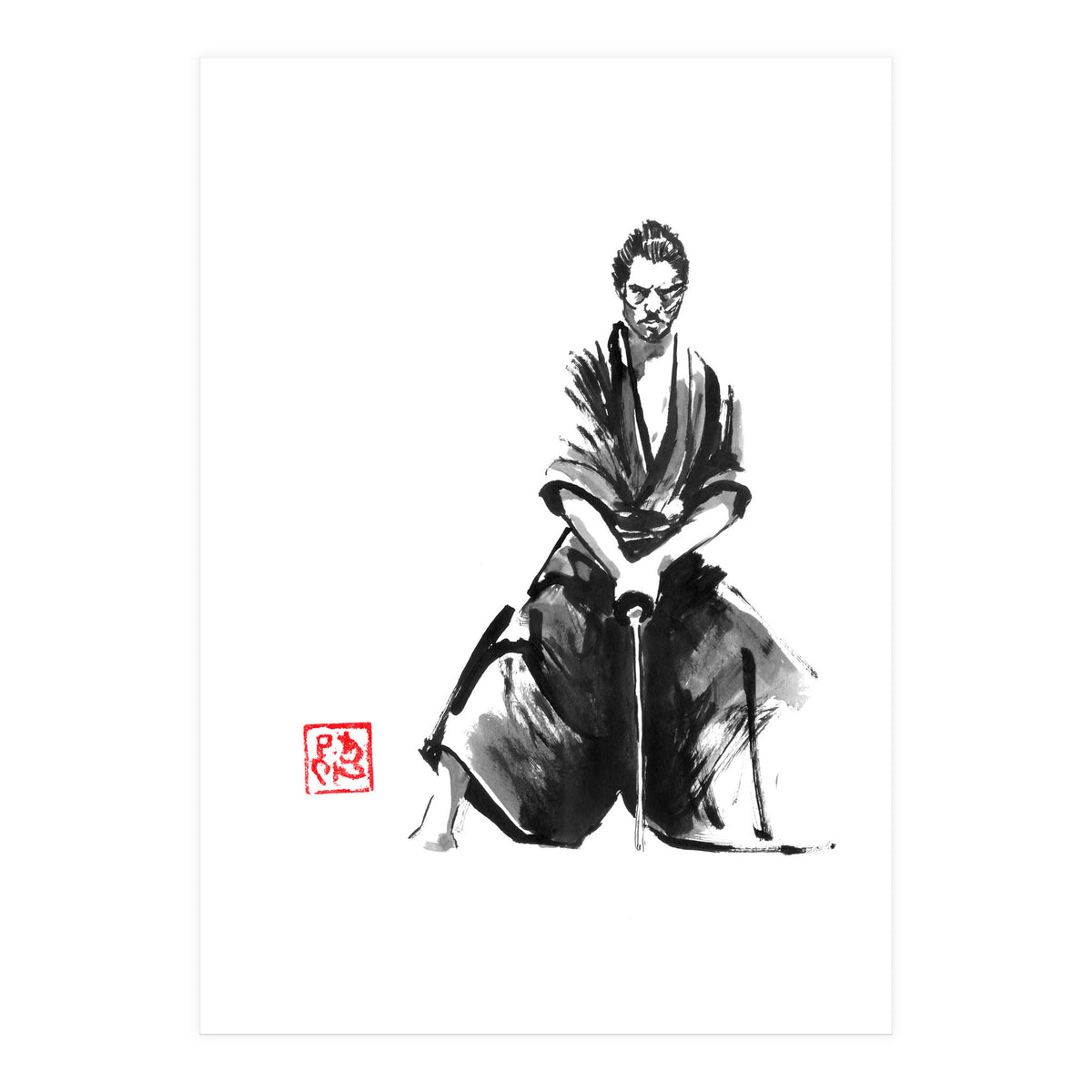 Samurai Back Yard (Print Only)