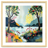 Serene Mountain Lake Landscape thumbnail