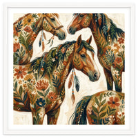 Rustic Horse Blossoms