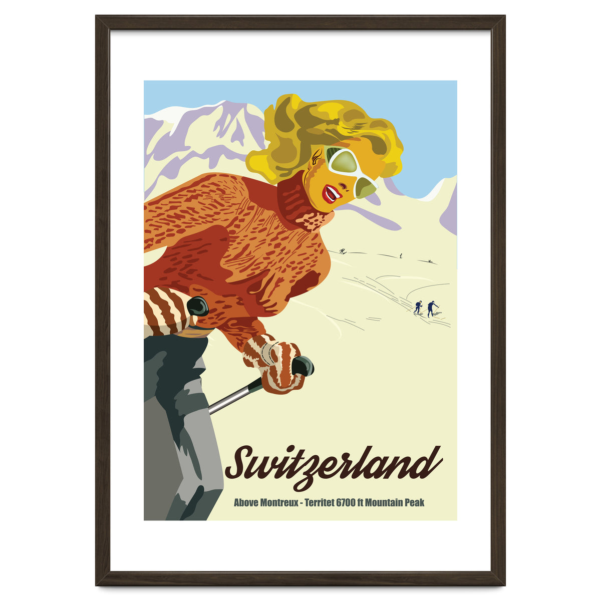 Switzerland Above Montreux