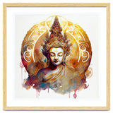 Golden Halo Buddha Portrait thumbnail