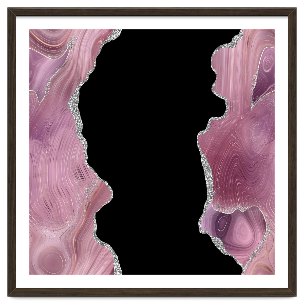 Mauve & Silver Agate Texture 02