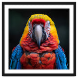 Close Up Portrait Of A Colorful Macaw Parrot thumbnail