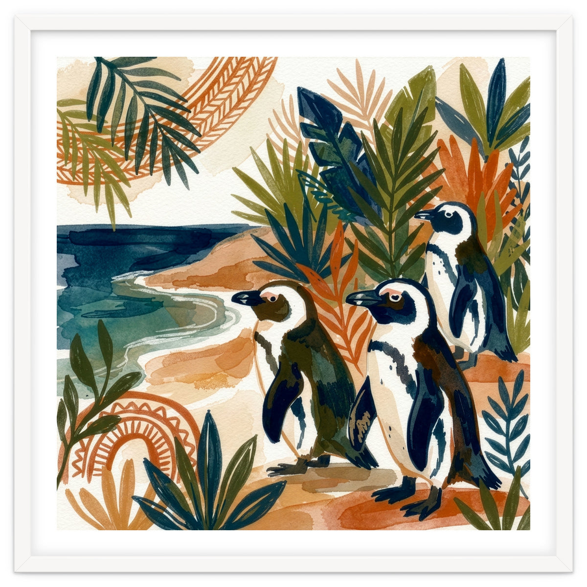 Beachside Penguin Gathering